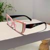 Vintage Cat Eye Glasses Women  New Fashion Multicolor Rim Eyewear Trendy Stylish Design Non-prescription Eyeglasses