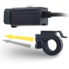 Adattatore per caricabatterie per telefono doppio USB per moto 5V 2.1A con interruttore ON/OFF Porte impermeabili Presa intelligente integrata Funziona con tosaerba ATV UTV 12V/24V ecc.