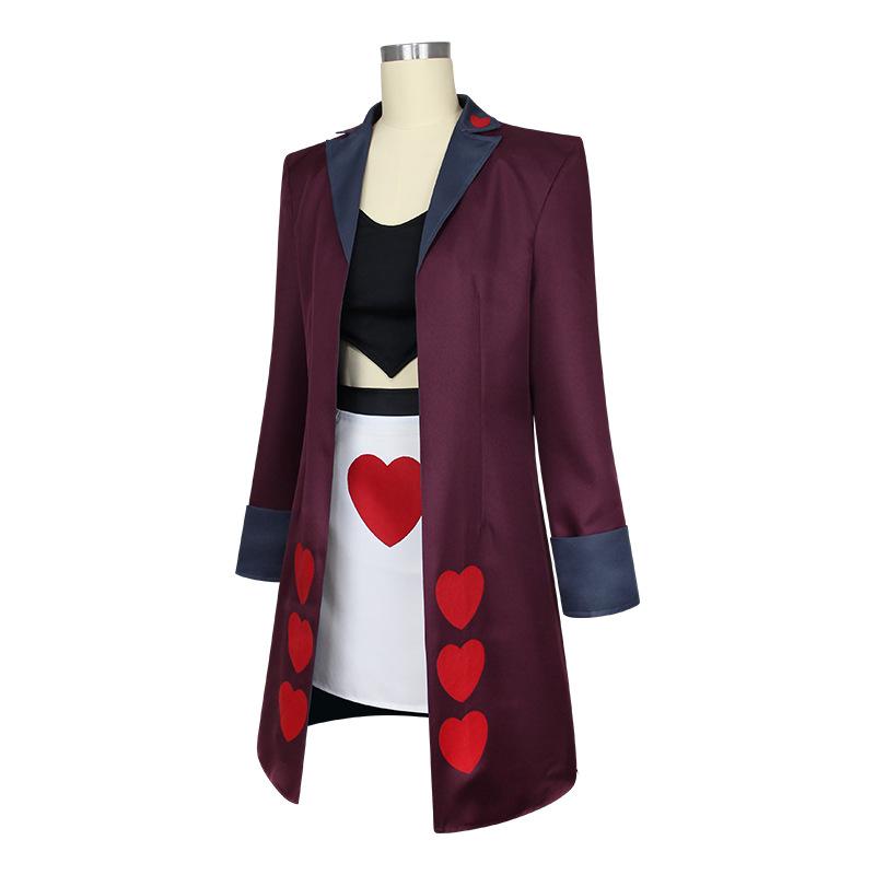 Costume de Cosplay Velours Saison 2 Hazbin Hotel, Tenue de Performance Style Drame Américain Démon 3V