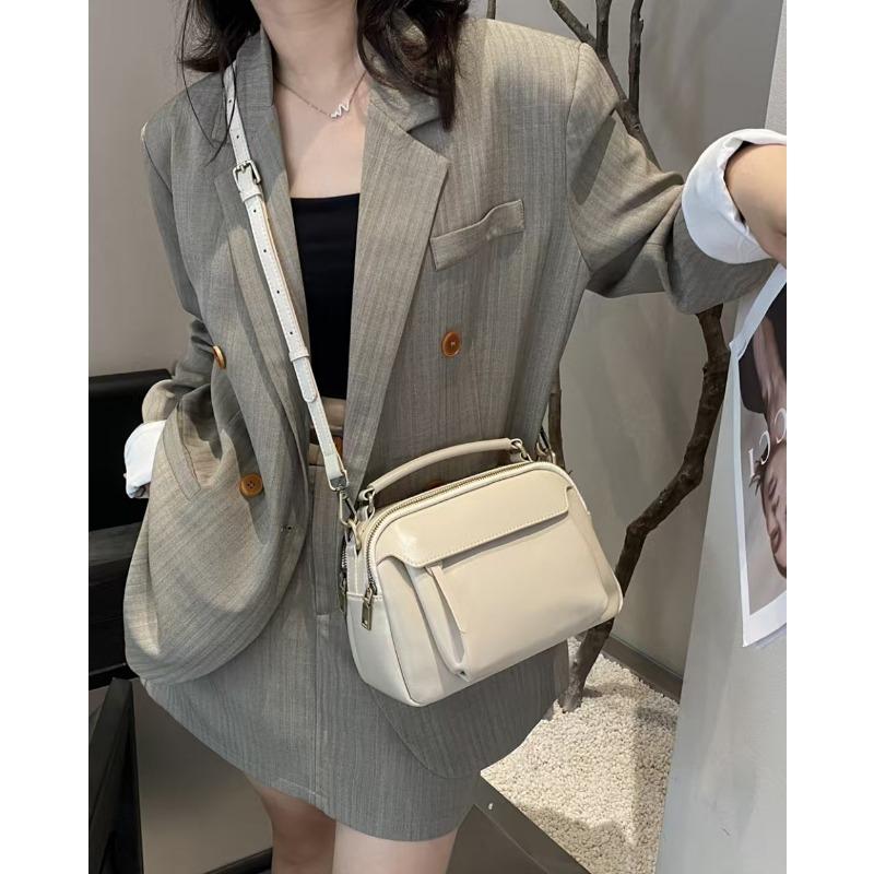 Damentasche aus echtem Leder Modische Apfeltasche Modische Umhängetasche