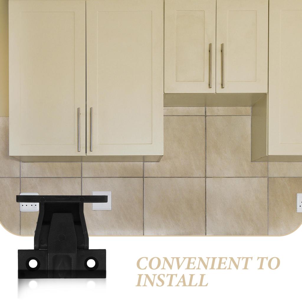 12 set Plastic Corner Bracket For Cabinet Partition False Front Clips Shelf Bracket Suspended Wall Panel Hardware Furniture