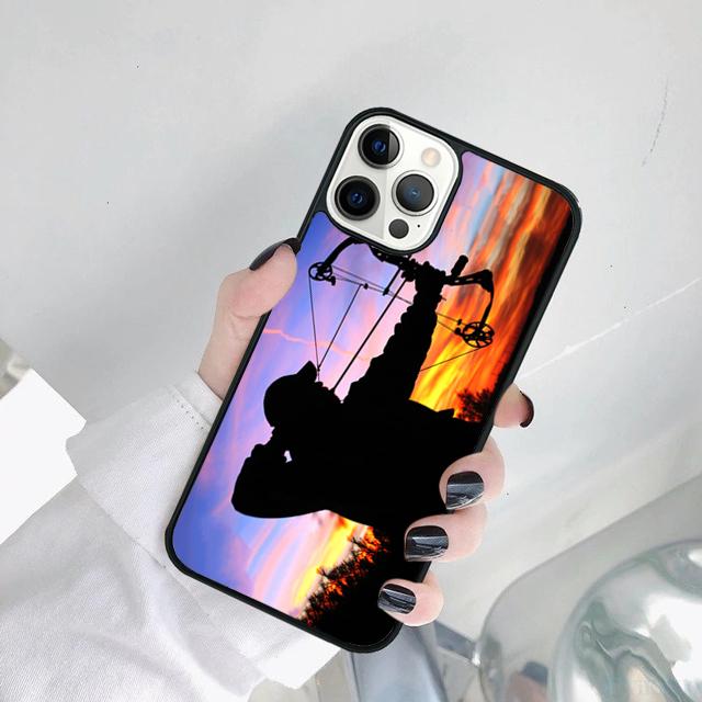 hunting Deer Sunset Phone Case Cover For iPhone 17 Air 15 Pro MAX 16 Plus 14 12 11 13 coque