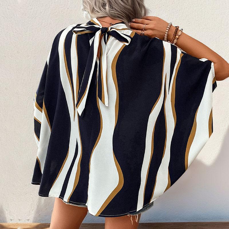 YYFS Women's Fashion Casual Summer Spring 3/4 Sleeves O-Neck Blouses & Shirts