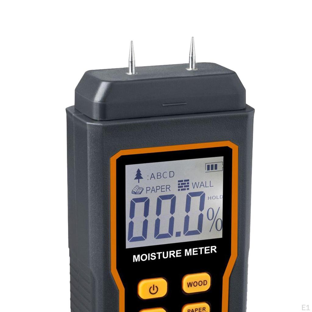 Wood Moisture Meter Woodworking Supplies Humidity for Building Material Wall