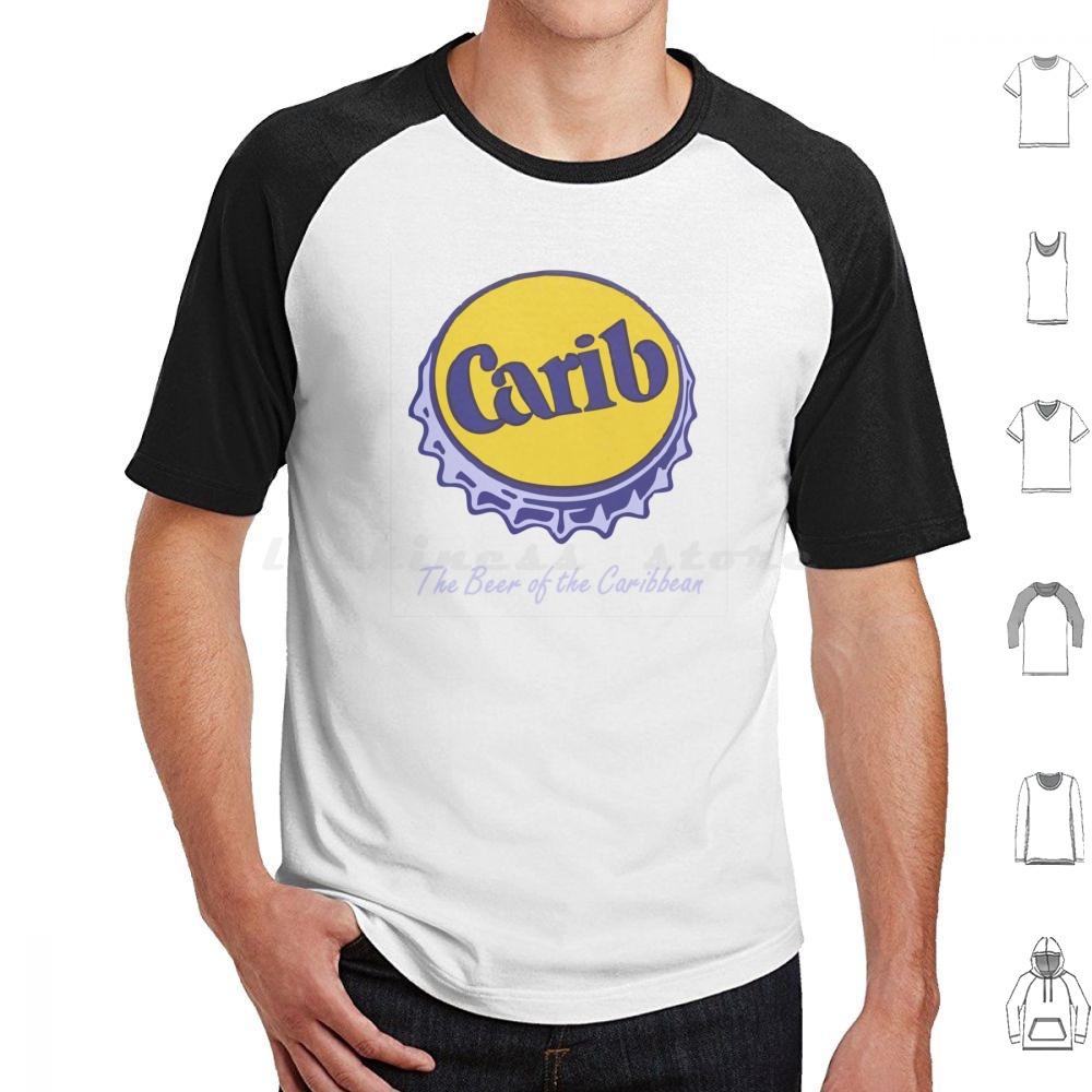 Carib Beer Das Bier der Karibik T-Shirt Große Größe 100% Baumwolle Bier Cerveza Lager Carib Karibik Westindien