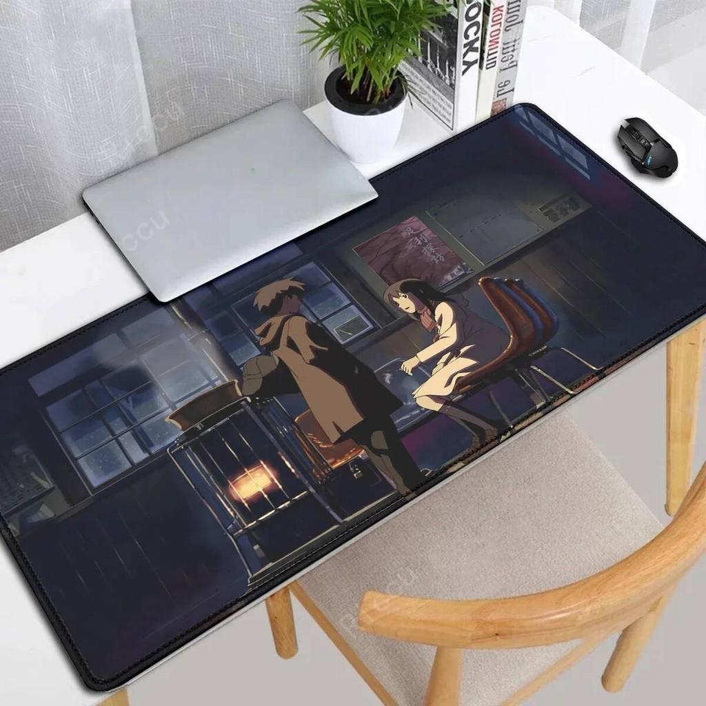 Anime  CCentimeters Per Second Mouse Pad Large Rubber Tablepad PC Game Mousepad Laptop Desk Pad XXL Nonslip teclado Mouse Mat