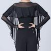 Sexy Latin Dance Women Performance Ballroom Evening Dresses Leotard Clothes Waltz Samba Tango Blouse Practice Costumes