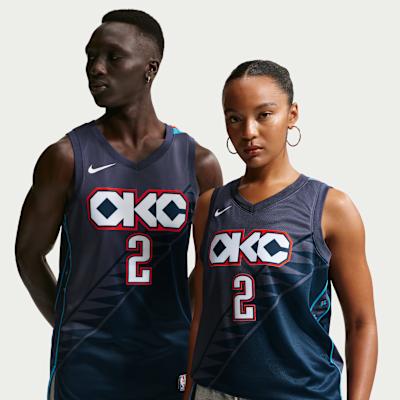Nike Shai Gilgeous-Alexander Oklahoma City Thunder City Edition Men s L
