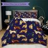Vintage Pattern Bedding uilt Set uilt Cover Pillowcase Home Decoration Birthday Gift (1 * duvet cover + 2 * pillowcase without core)