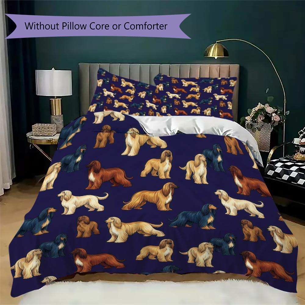 Vintage Pattern Bedding uilt Set uilt Cover Pillowcase Home Decoration Birthday Gift (1 * duvet cover + 2 * pillowcase without core)