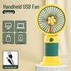 Rechargeable USB Mini Fan: Portable Handheld & Desktop Stand, Ideal Student Gift