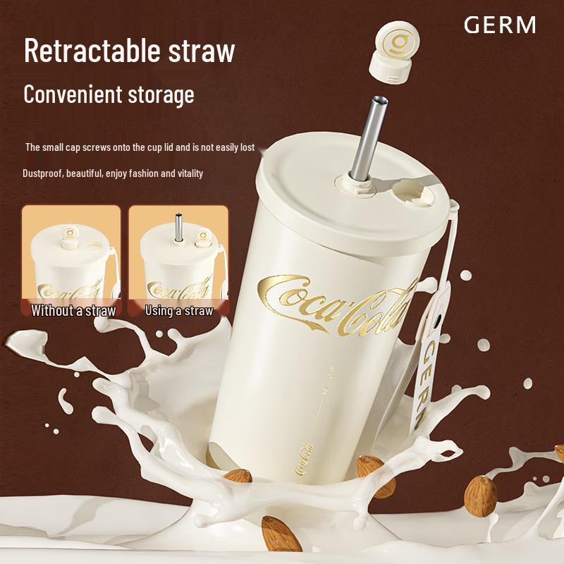 Germ Coca-Cola Insulated Travel Mug with Straw