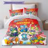 Superthings Bedding Quilt Set Quilt Cover Pillowcase Home Decoration Birthday Gift (1 * duvet cover + 2 * pillowcase, without core)