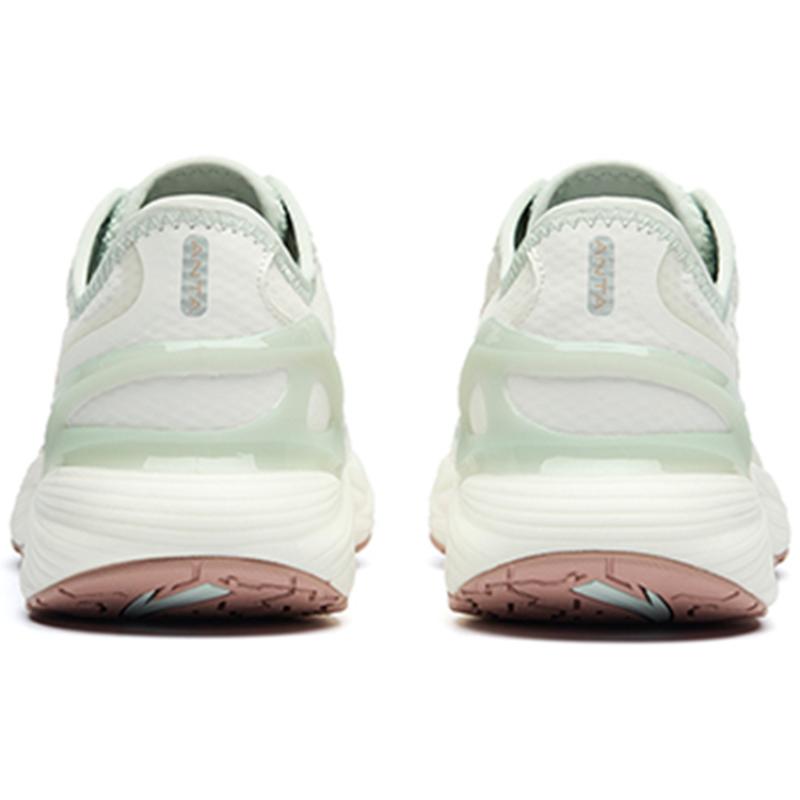 Anta Tron 2.0 Breathable Low-Top Running Shoes Women's White Gray Green Sneakers 122225586S-4