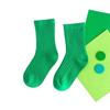 1-12 Y Baby Kid Socks Girl Children Boy Candy Color Toddler Sock Soft Double Needle Cotton Tube Socks Cute Solid Color Socks