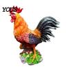 Farmhouse Garden Decoration Chicken Figurine, Lifelike Resin Hen Rooster Statue, Standing Crack-resistant Outdoor Statue Farm Animal Sculpture