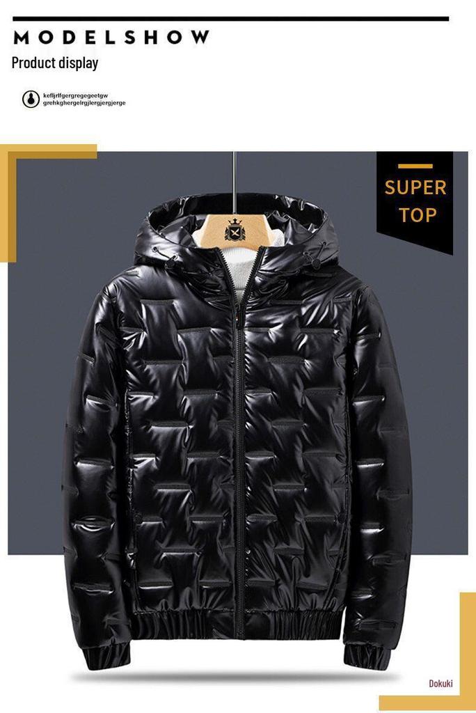 Men's Hooded Winter Cotton Down Jacket