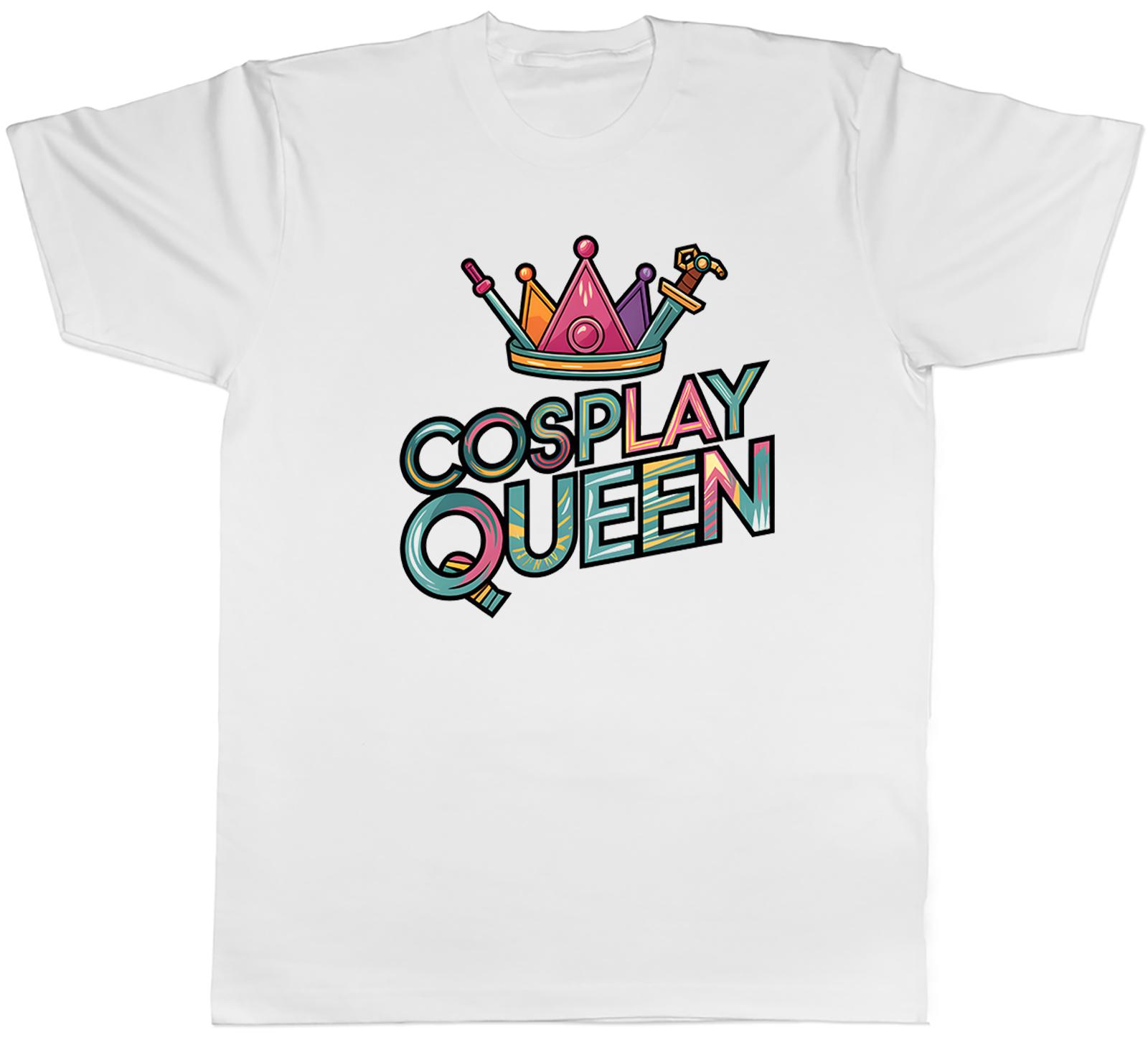 Cosplay Queen Video Gaming Film Books Funny Unisexs TShirt Tee Gift Top S