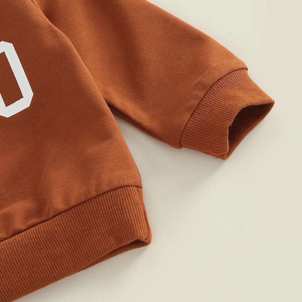 Baby Boy Clothes Outfits 6M 12M 18M 24M 3Y 2pcs Letter Print Crewneck Sweatshirt Pants Sweatsuit Little Boy Clothing