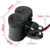 LMoDri Motorcycle 12/24V Cigarette Lighter Socket Motorbike Handlebar Waterproof Power Port USB Charger Adapter For Phone
