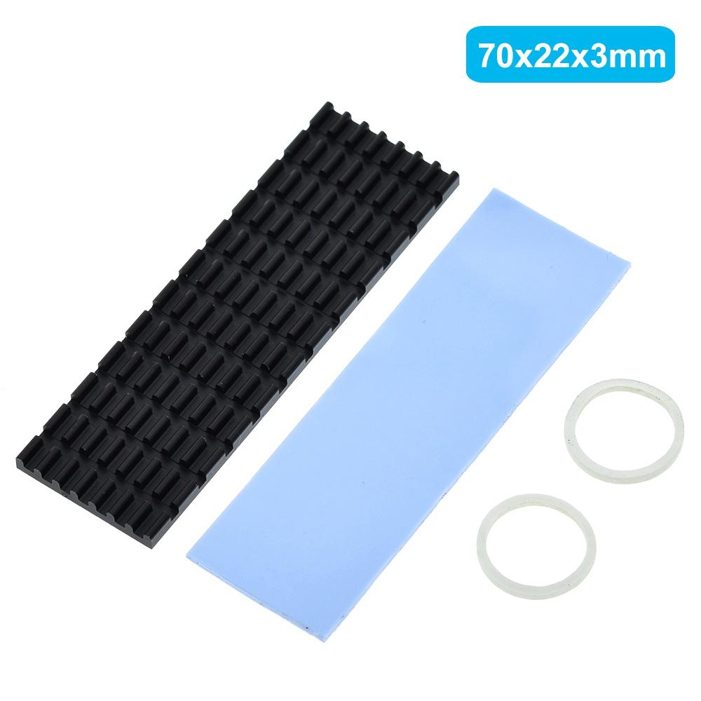 1/3/5PCS 3MM 6MM Heatsink Heat Dissipation Radiator M.2 Cooling Heat Sink Heat Thermal Pads for M.2 NGFF 2280 PCI-E NVME SSD