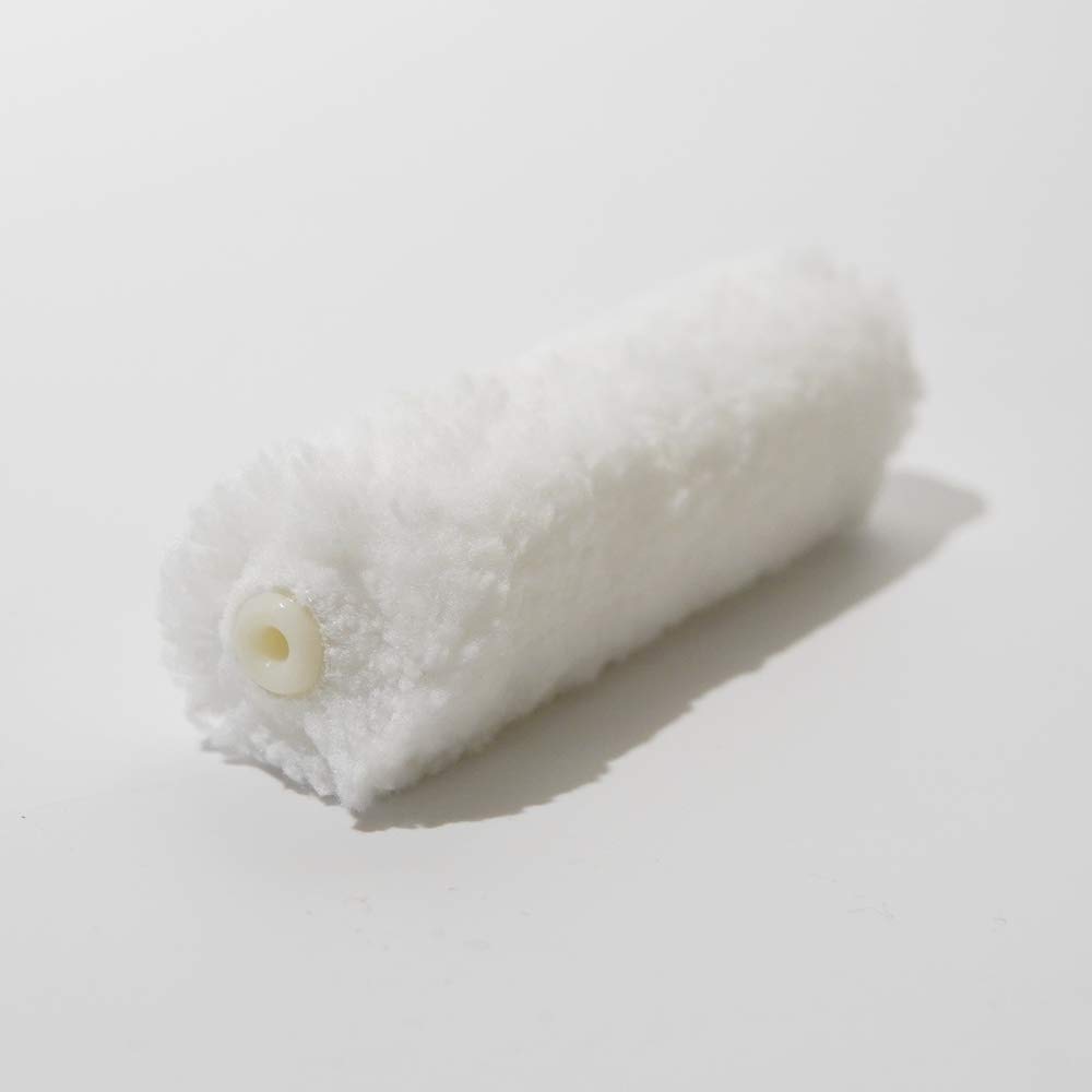 Hakeichi Mini Small Set of Paint Bulk Purchase Roller, Microfiber, White, 4-inch, 13mm, 10, Rollers,