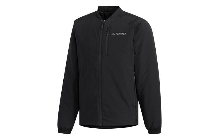 Adidas Jackets Men's Black Stand Collar Thickened Pilot EH4954