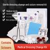 Zhende Sterile Dressing Kit with Suture Removal Scissors (A-59) for Disinfection and Debridement