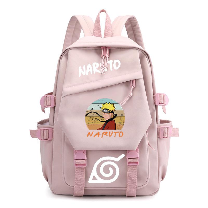Animation peripheral junior high school backpack cross-border new large-capacity backpack computer bag