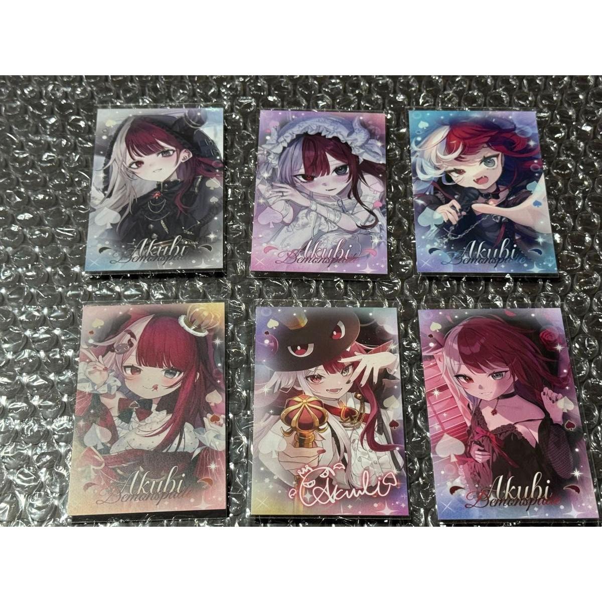 Used MilliPro Yawn/Demon Speed 2nd Anniversary Instax Style Card Set