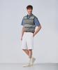 Geonjiulleunseu Grand Roque Fair Isle Cotton V-Neck Vest - Olive