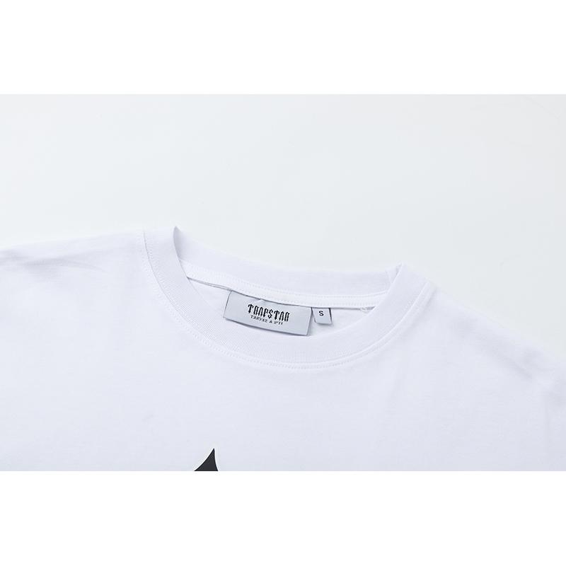 672 Trapstar London 2025 Sommer Neues hochwertiges Rundhals-T-Shirt aus Baumwolle in großer Größe für Männer und Frauen, Paar-T-Shirt