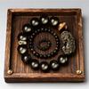 Gold Obsidian Pixiu Men's Bracelet - Year of the Horse Wealth Charm & Gift for Bestie/Boyfriend