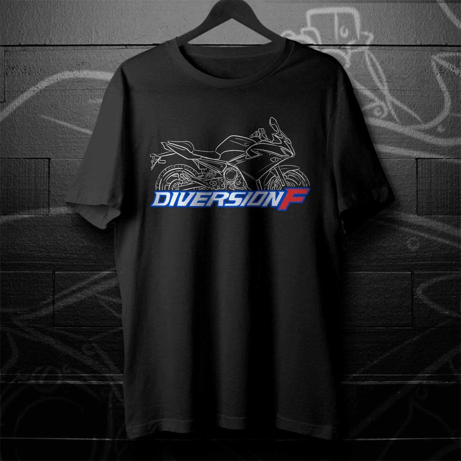 

Black men s and women s T-shirt ForYamaha FZ6-R & XJ6 Diversion F 2010-2017- Motorcycle M