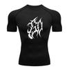 Men's Compression Athletic Workout T-Shirt, White Thorn Tote