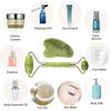 Rouleau Jade Visage et Set Gua Sha Outil de Massage Rouleau Peau Visage - Traitement Anti-âge