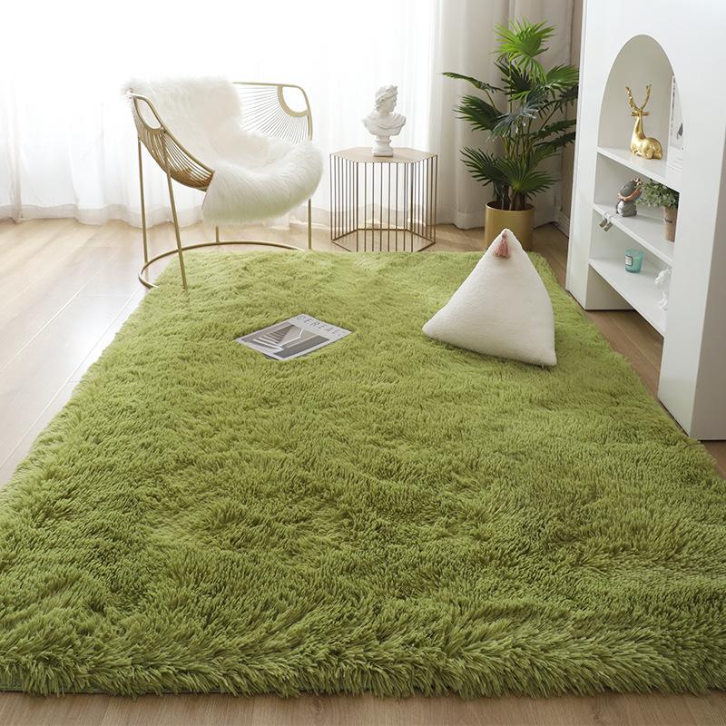Soft Fluffy Carpet Pink Yellow White Multicolored Rug Decoration Bedroom Girl Large Carpet Plush For Living Room Mat Shaggy