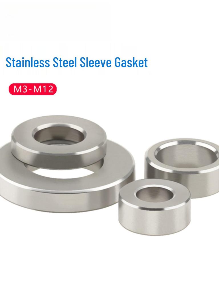 Stainless Steel Hollow Heightening Spacer and Sleeve for M3-M12 Screws