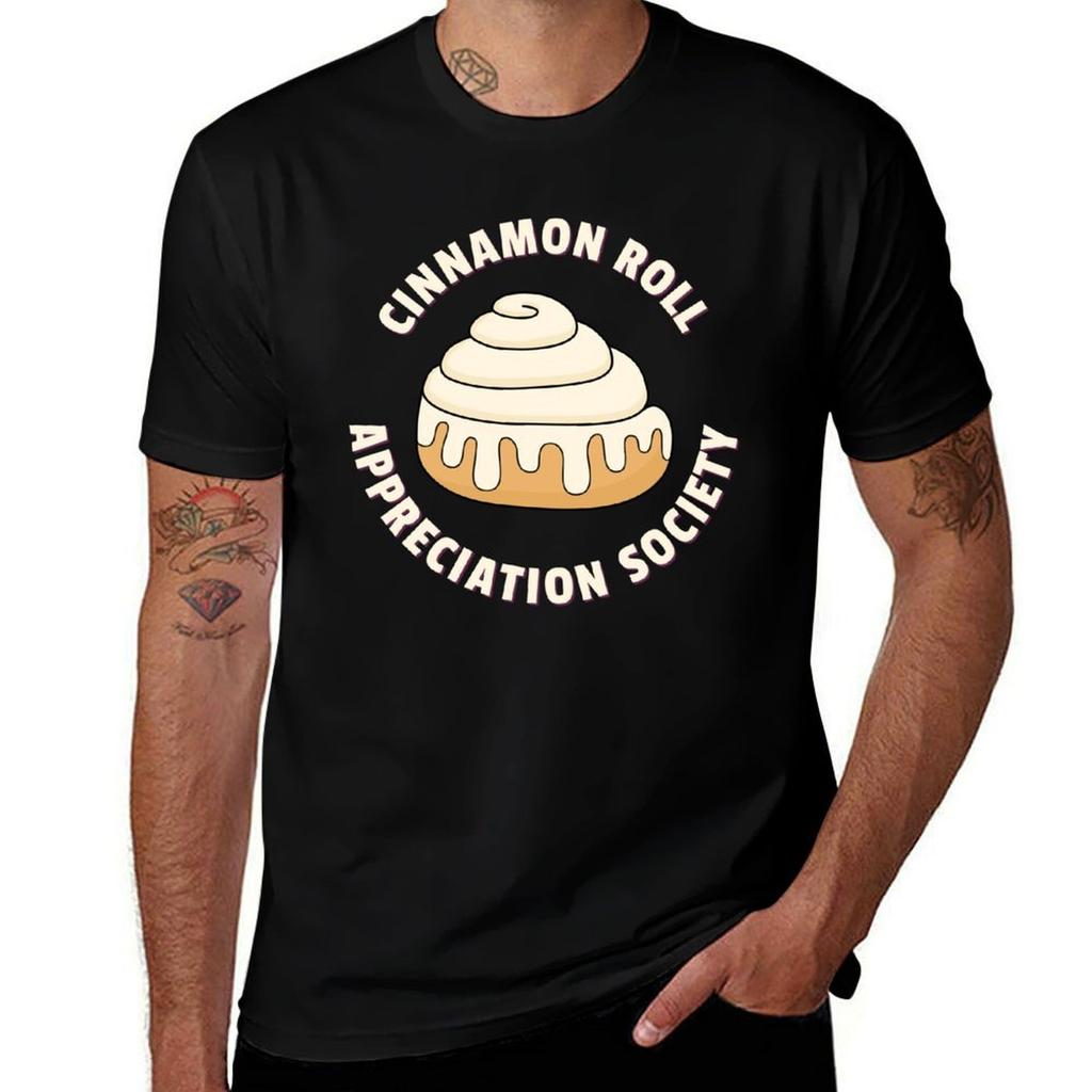 Cinnamon Roll Appreciation Society Purple Shadow TShirt funny t shirts man t shirts for man cotton soft TShirt