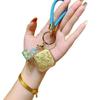 999 Pure Gold Four-Sided Horse Keychain & Mobile Charm Pendant - Creative Souvenir Gift