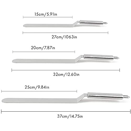 Stainless Steel Cream and Cake Spatula with Palette Knife, Slicer, Scoop, Strainer, Jam, and Other Confectionery Tools. Perfect for Professional Bakin