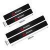 4PCS Car Door Sill Pedal Carbon Fiber Protective Sticker Anti-scratch And Waterproof For Mitsubishi Ralliart Lancer EX Outlander