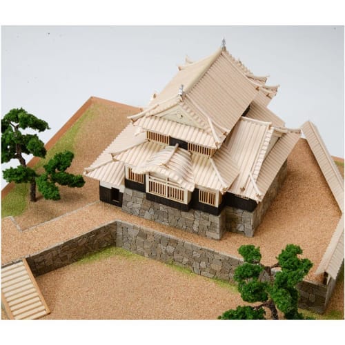 Woody Joe 1/150 Bitchu Matsuyama Castle Wooden Model Assembly Kit