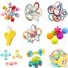 Baby Teething Toys Rattle for Babies 1 2 3 Years Sensory Baby Toys 0 6 Month Grasping Activities Chew Montessori Educational Toy