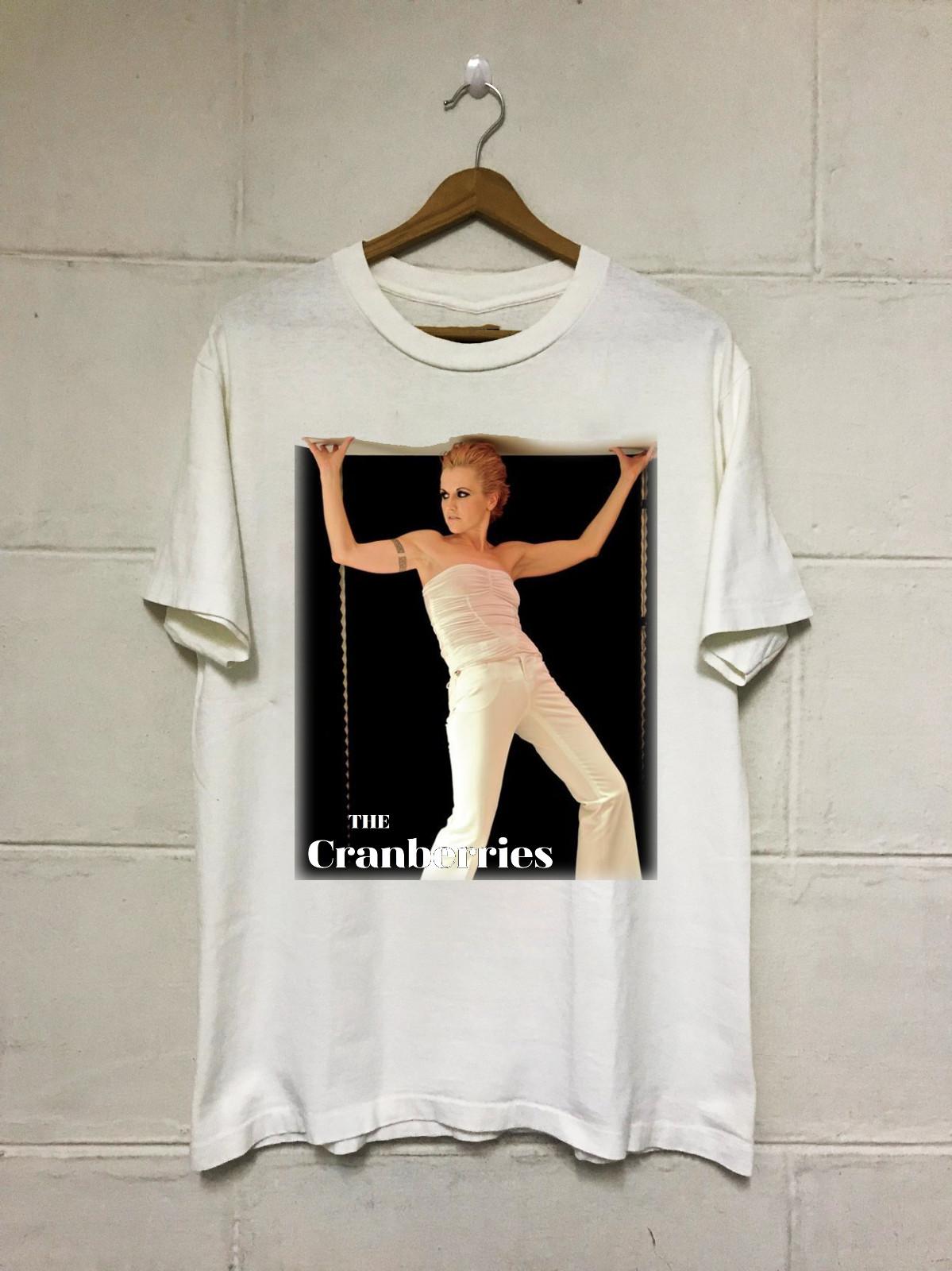 Hot Dolores O Riordan The Cranberries Band White S2345XL Men T-shirt TMB588 S