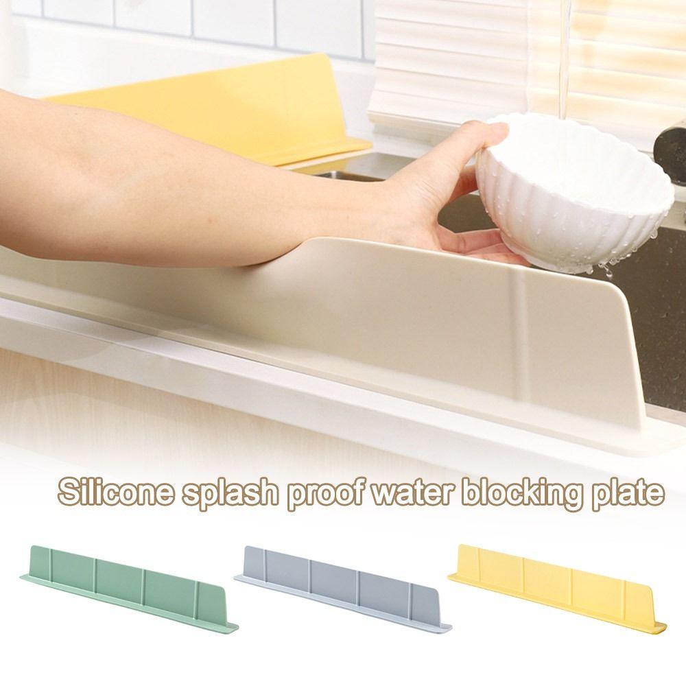 Oil-Proof Water Baffle Plate Silicone Sink Guard Baffle Sink Baffle Splash Guard  Kitchen Supplies