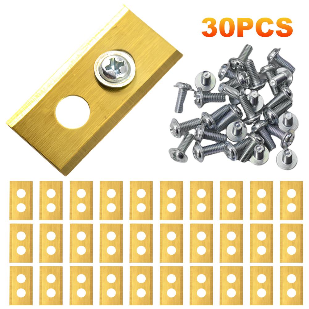 Lawn Mower Blades for Mammotion Luba Robot Double Hole Mower Blades Stainless Steel Mower Blade Set 0.6MM Lawn Mower Supplies