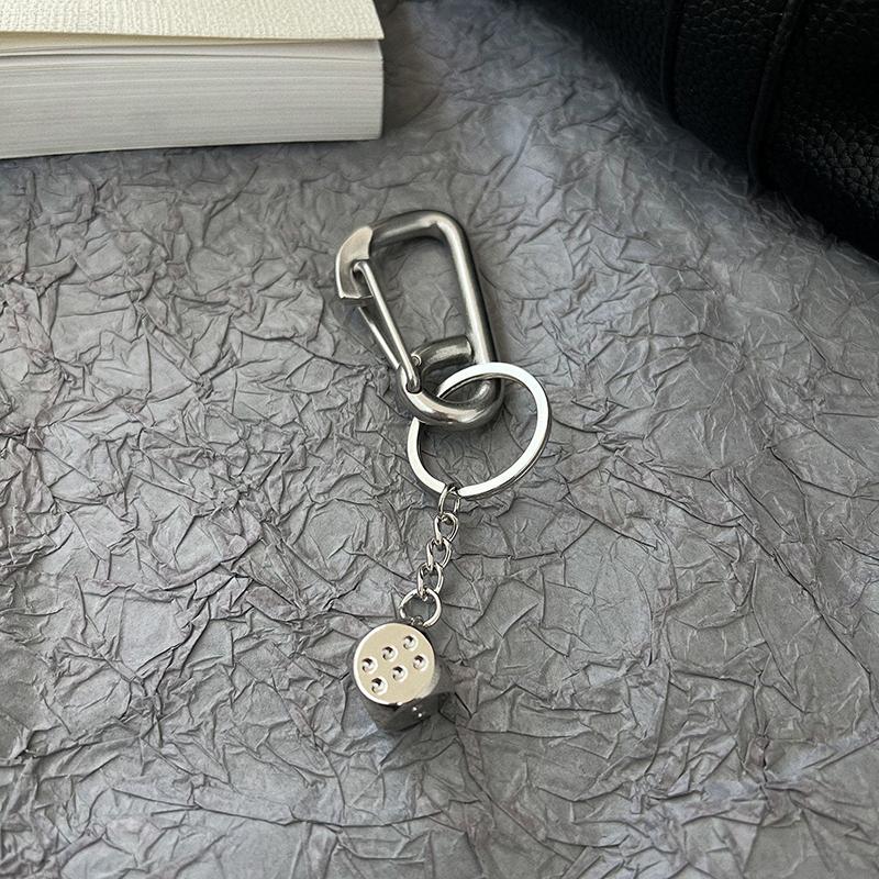 Punk Star Oval Essential Icon Carabiner Keychain Pendant High Quality Keyring Creative Backpack Decoration Accessories Gifts