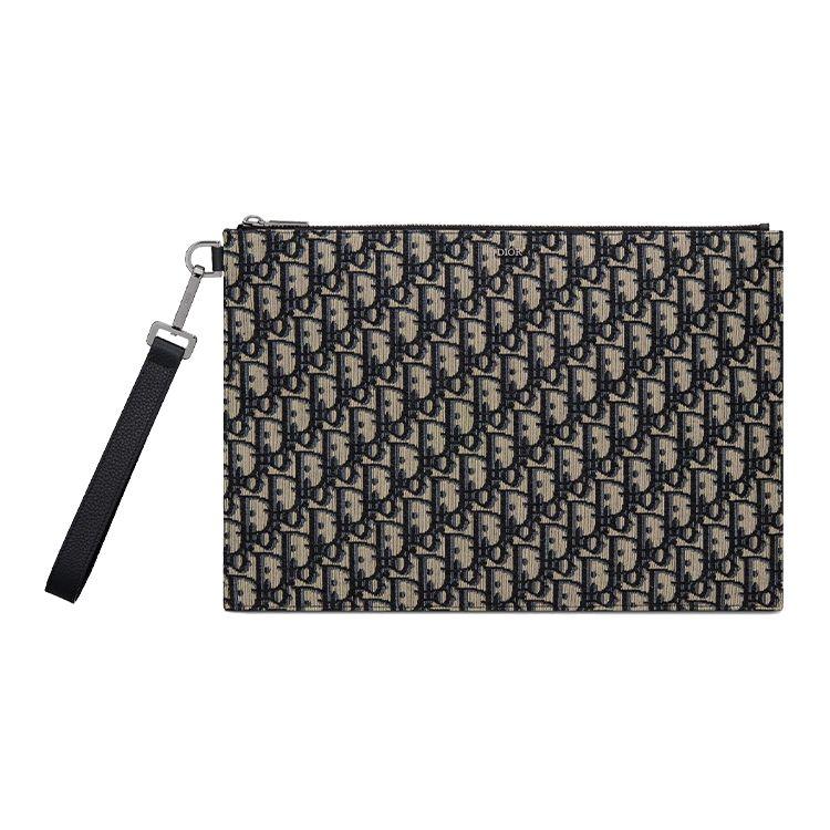 

Dior A4 Oblique Classic Embroidered Monogram Print Cotton Handbag Clutch Men Handbags Black 2ESCA339YSE-H05E Gift Set(Basic Set+Box+Shopping Bag)