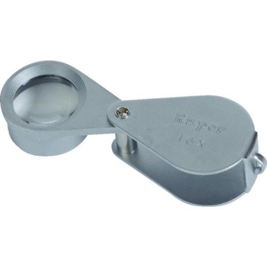 TRUSCO Retractable Metal Magnifier, 16x Magnification, SUT16
